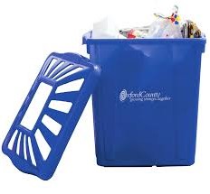 Recycling Blue Box and Lid