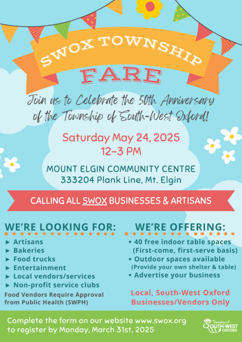 SWOX Township Fare Businesses and Artisans Information