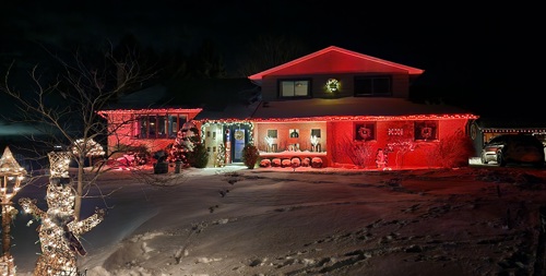 313740 Dereham Line Christmas Lights Display - Winner of Traditional Category